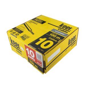 Cable Luz Alucobre 10 Awg THW Rojo Rollo 100m