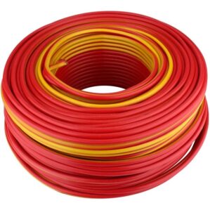 Cable Luz Alucobre 10 Awg THW Rojo Rollo 100m