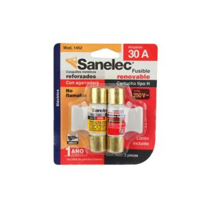 Pack 2 Piezas Fusible Reforzado Metal 30A con agarradera