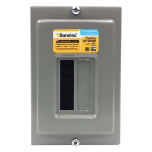 Centro de carga de sobreponer 2 polos Sanelec