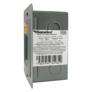 Centro de carga empotrable 2 polos Sanelec