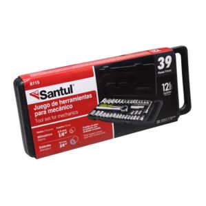 Set Juego de 39 herramientas para mecanico Santul