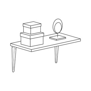 Mensula de acero 6x8