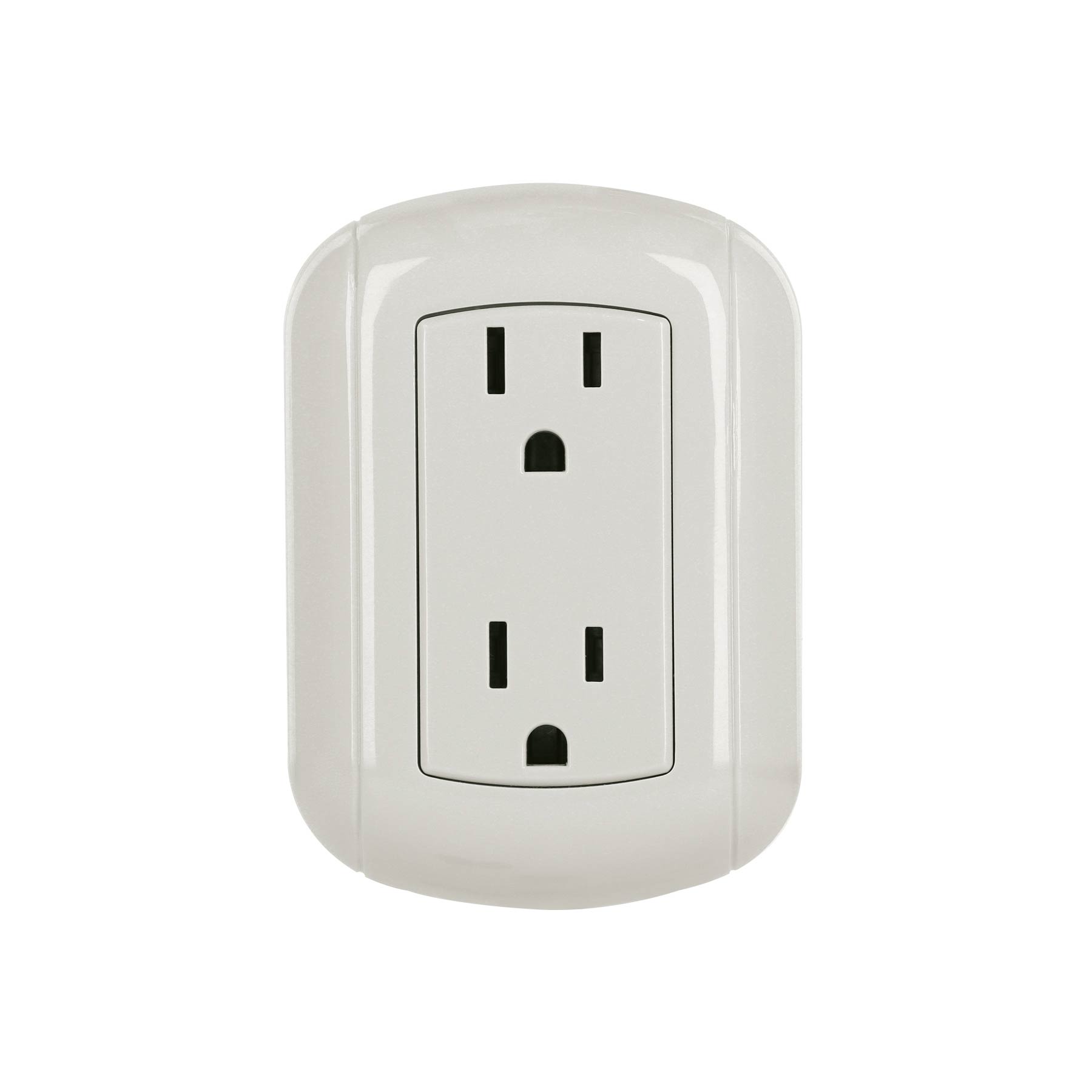 Contacto de sobreponer duplex 2 polos tierra