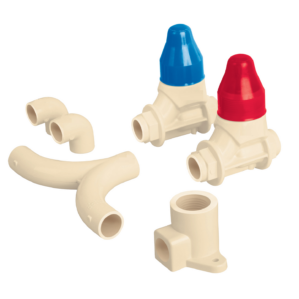 CPVC - Kit de instalacion para regadera, sin manerales