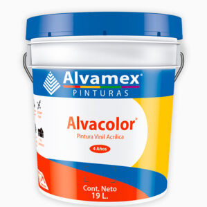 Cubeta Pintura Vinilica AlvaColor Capuchino de 19L