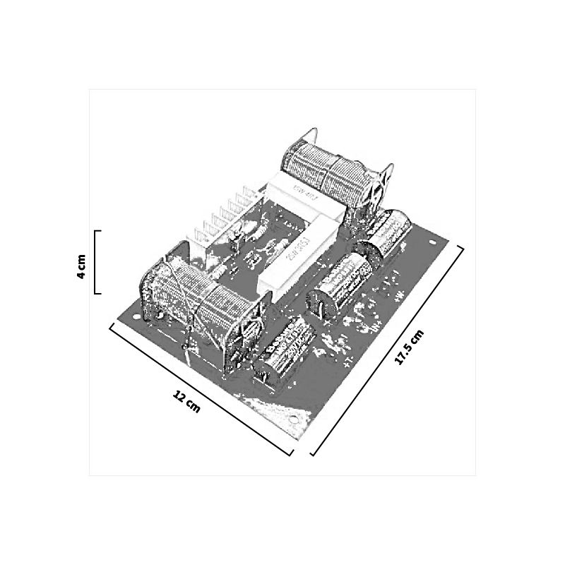 Crossover Pasivo 5-8 ohm 600w de 2 Vias 1 Bajo 1 Agudo