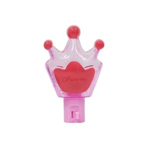 Lampara LED de noche Corona Rosa Luz Rosa