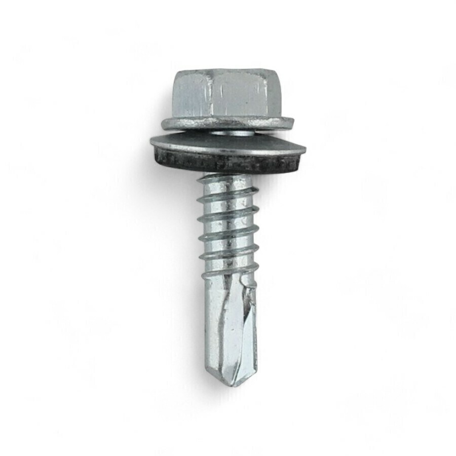 Bolsa 25 Piezas Pija hexagonal punta broca rondana 1"