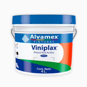 Galon Pintura Vinilica ViniPlax Naranja 4L