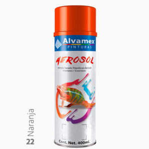 Pintura en aerosol Naranja Alvamex