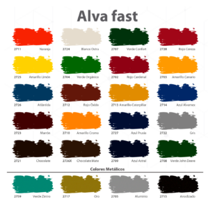 Litro Esmalte Blanco Brillante Alva Fast 1L