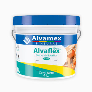 Galon Pintura Vinilica AlvaFlex Semimate Blanco 4L