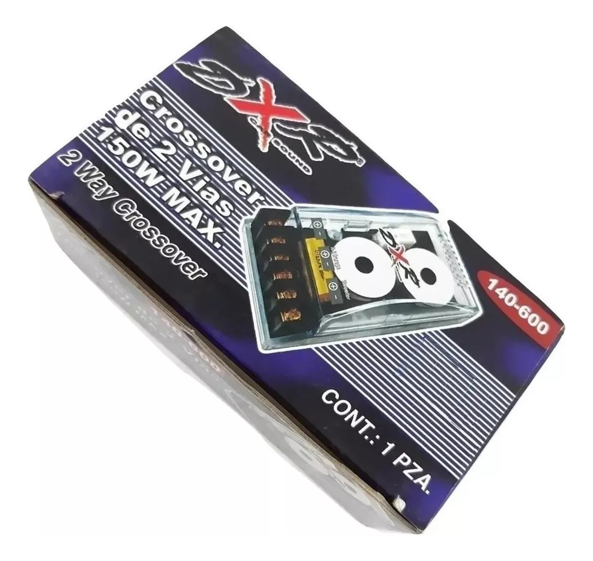 Crossover Pasivo Automotriz 2 Vias 1 Bajo 1 Medio 150w 4ohm