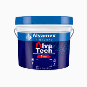 Galon Alva Tech 3 años Rojo Oxido 4L Impermeabilizante