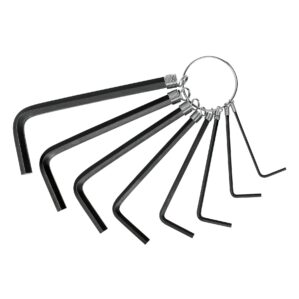 Juego de 8 llaves Allen tipo llavero standard