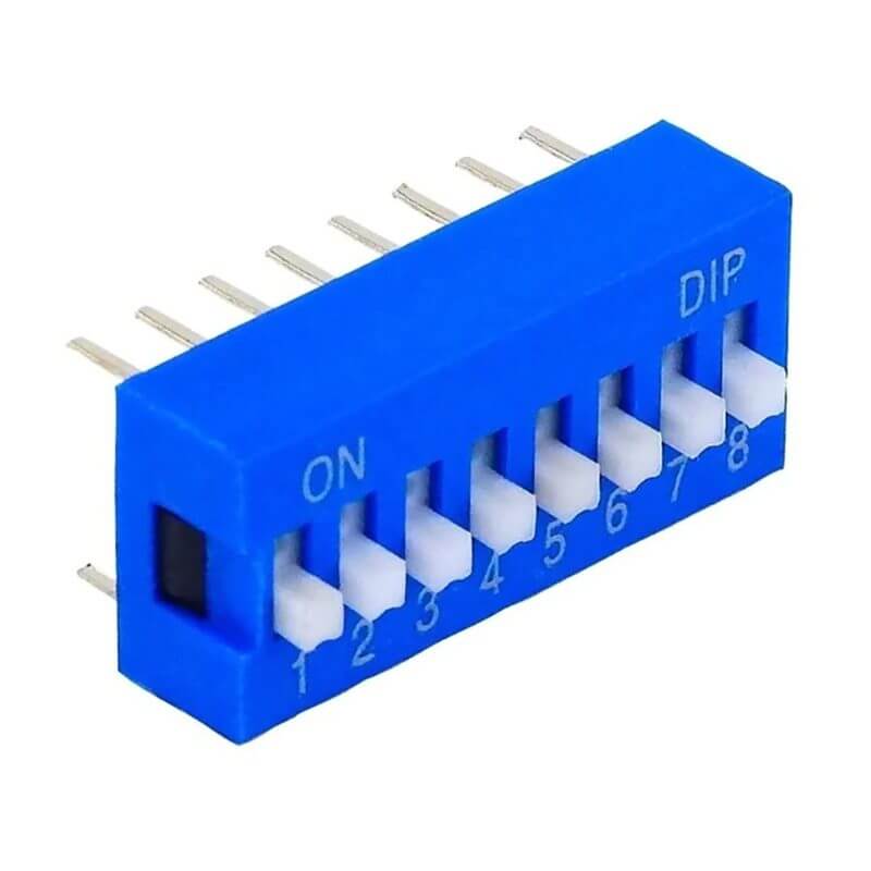 Dip Switch De 8 Posiciones Switch Deslizable Dip-8p