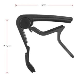 Capotraste para Guitarra Capo Metalico Negro