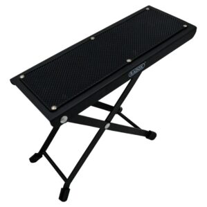 Descansa Pie Posapie Para Guitarra Ajustable Negro