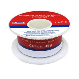 Rollo de 40g para Micro Soldadura 60/40 de 0.3mm