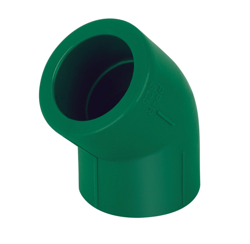 Codo 45° de PPR 1/2" 20mm