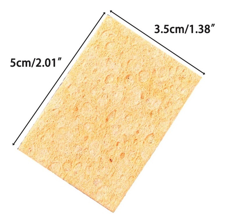Pack de 10 Piezas Repuesto de esponja 3.5x5cm para Cautin