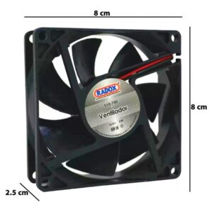 Ventilador de plastico 4" de 12v
