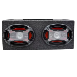 Cajon Doble con Bocinas 6x9" 4 vias 4ohms 750w