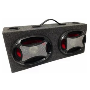 Cajon Doble con Bocinas 6x9" 4 vias 4ohms 750w