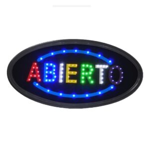 Anuncio Letrero Luminoso Led Ovalo Grande 