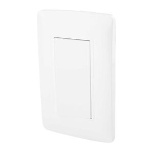 Placa Armada Apagador Sencillo Toscana Blanco