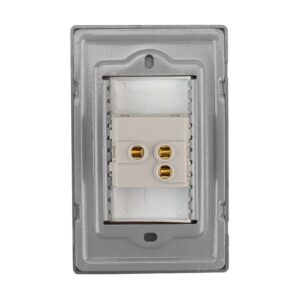 Placa Armada Apagador Acero Inoxidable Cordoba