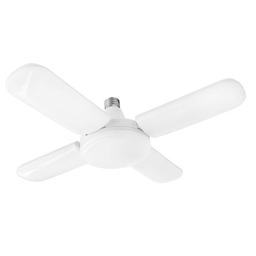 Lampara de LED 50w tipo ventilador con 4 aspas ajustables