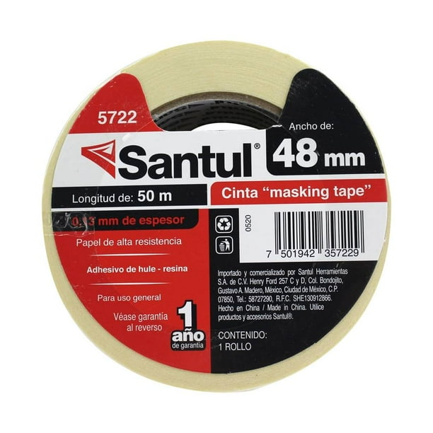 Cinta masking tape 2" de 50m