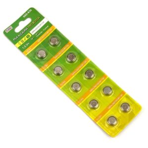 Pack de 10 Pzas Pila Alcalina Tipo Boton 389a AG10 LR1130