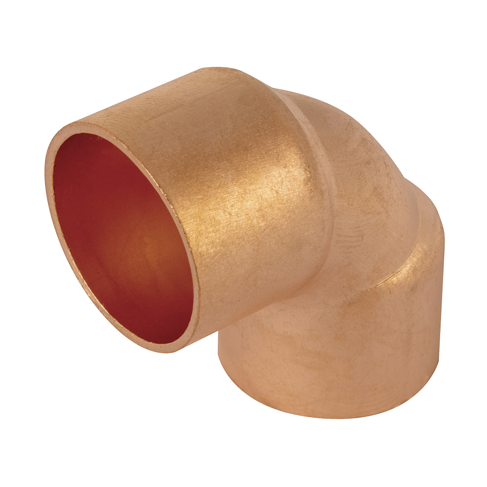 Codo 90° de cobre de 1" iusa