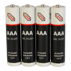 Pack de 4 Piezas Pila Alcalina Tipo AAA iusa