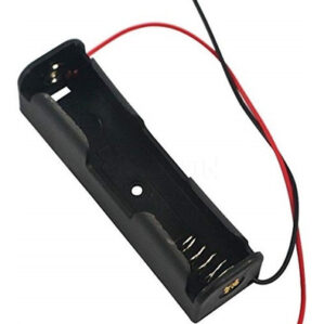 portapila c/cable para 1 pila tipo 18650