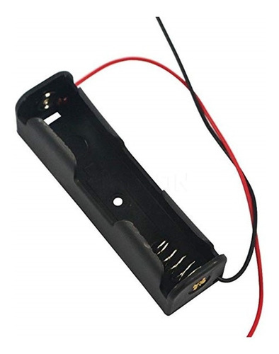 portapila c/cable para 1 pila tipo 18650