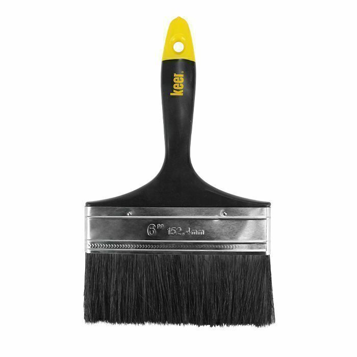 Brocha mango de plastico 6"