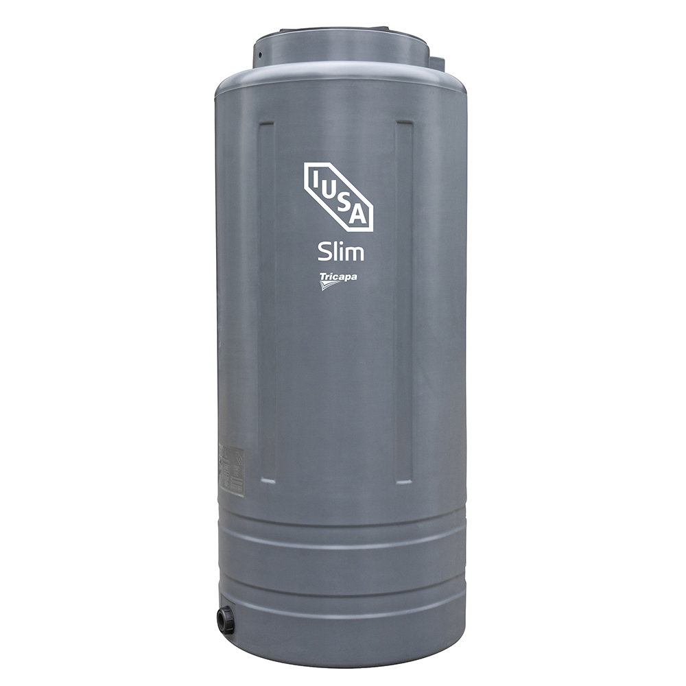 Tinaco Tricapa Vertical Gris de 800L iusa