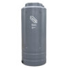 Tinaco Tricapa Vertical Gris de 1100L iusa