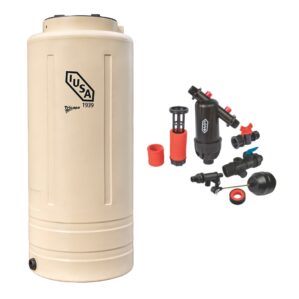 Tinaco Tricapa Vertical Beige con Accesorios de 800L iusa