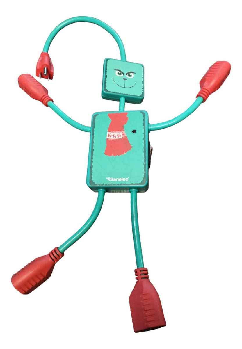 Multicontacto con Supresor Grinch