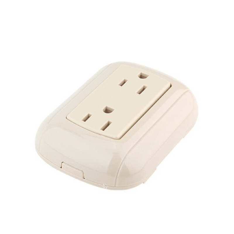 Contacto de sobreponer duplex