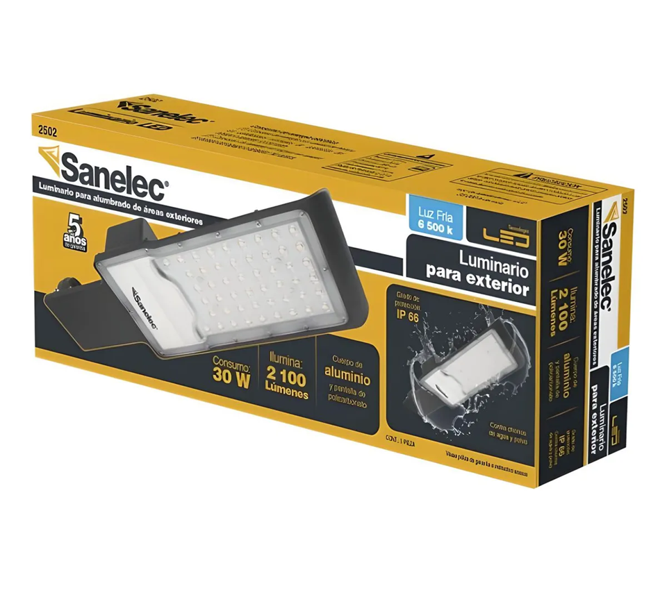 Luminario suburbano de LED de 30w
