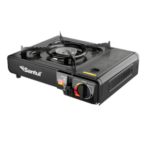 Estufilla portatil encendido electronico para lata gas 1/4 vuelta