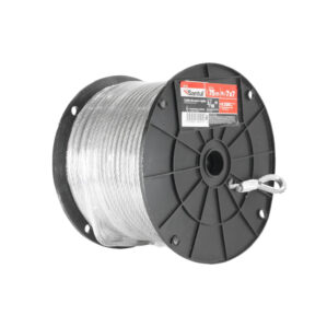 Rollo de 75m Cable acero rigido de 3/16" Recubierto