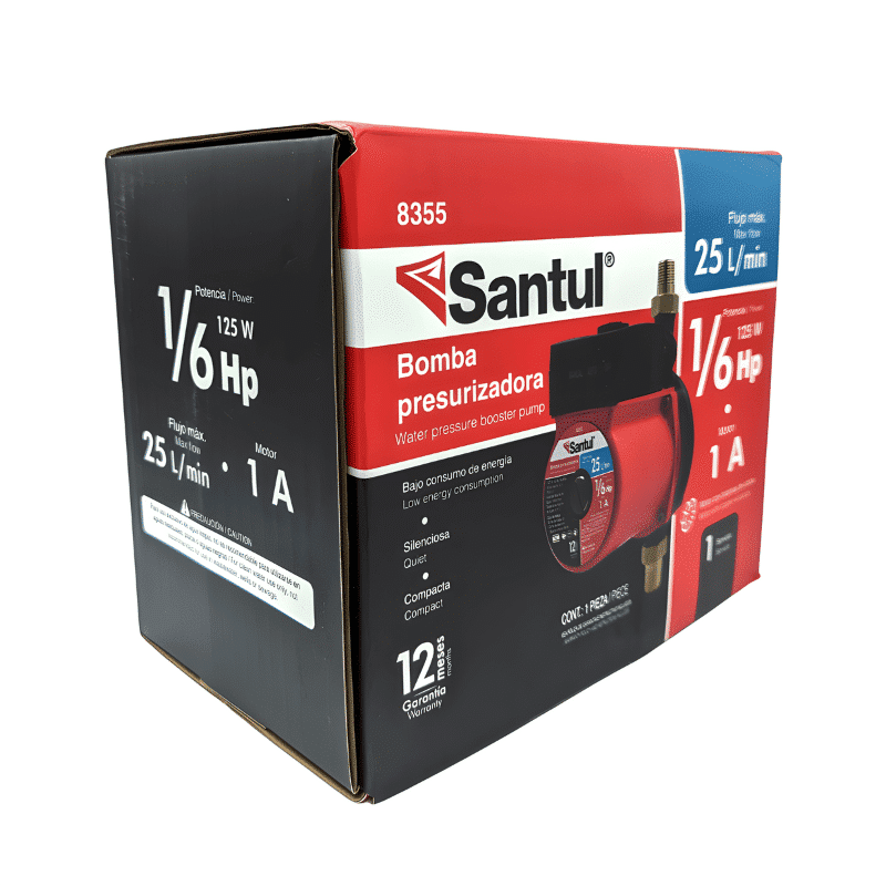 Bomba presurizadora 1/6 HP Santul