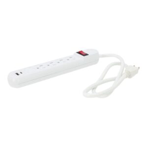 Multicontacto Supresor de pricos de 4 Contactos con 1 usb y 1 tipo c